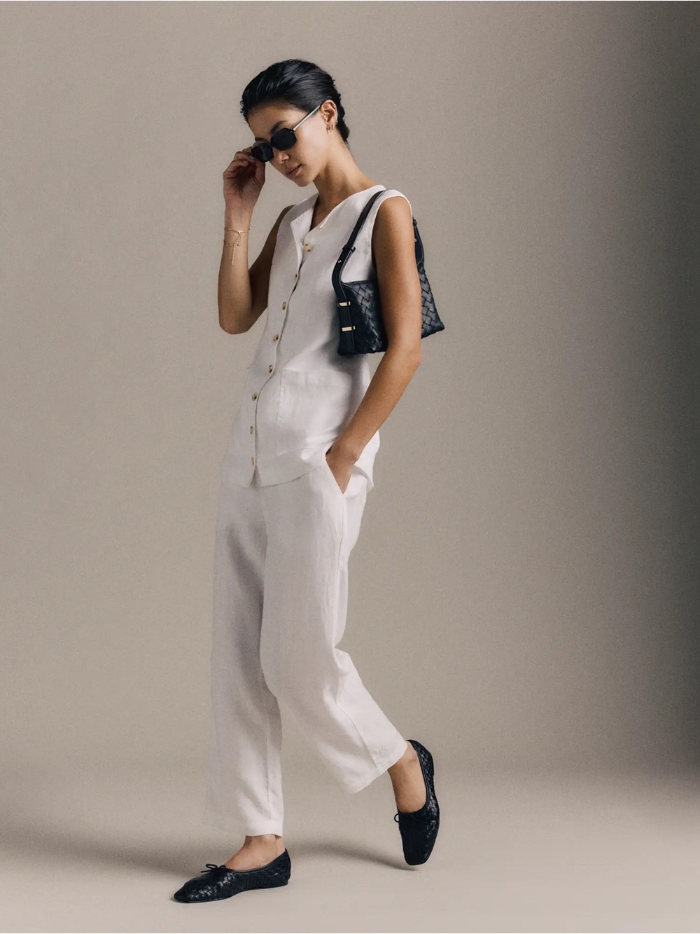 100% European Linen Pants - Picture 2 of 5